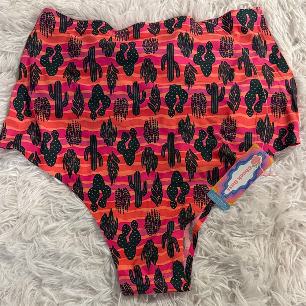 Cheek boss cactus 2XL bikini NWT